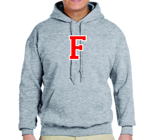 FHS F Hoody White/Red